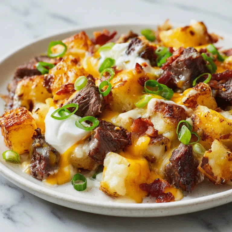 Crockpot Loaded Steak and Potato Bake: The Ultimate Comfort Food Dinner