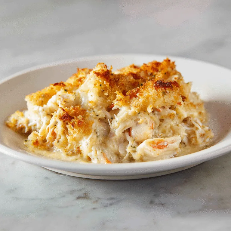 Creamy Lump Crab Casserole Recipe – The Ultimate Comfort Food