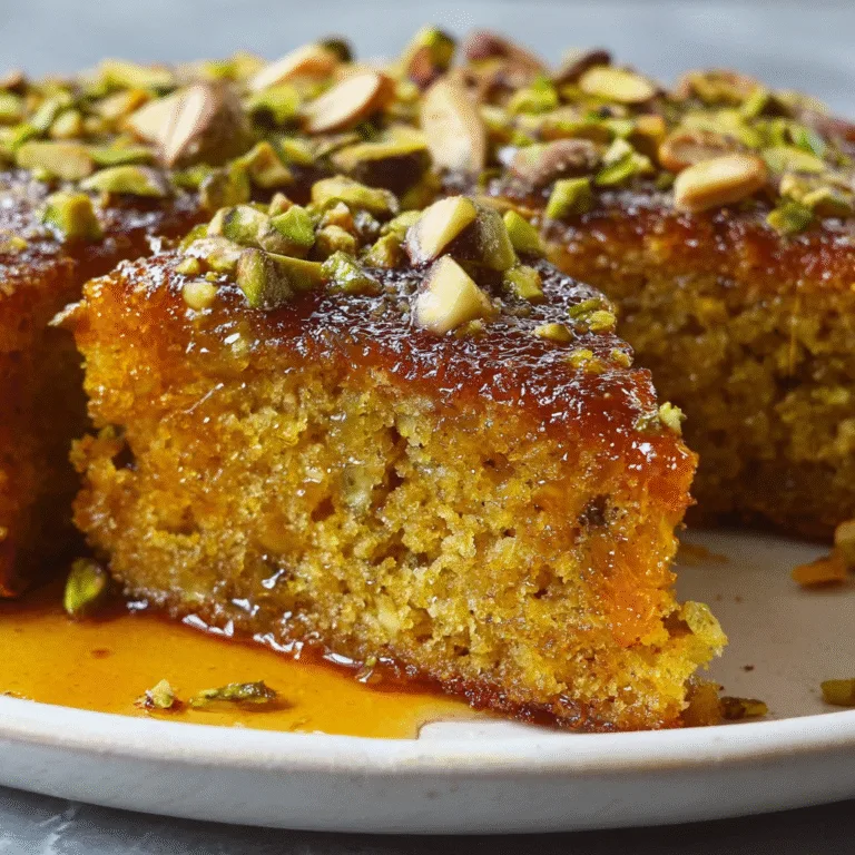 Flourless Orange Pistachio and Almond Cake: A Naturally Gluten-Free Mediterranean Delight
