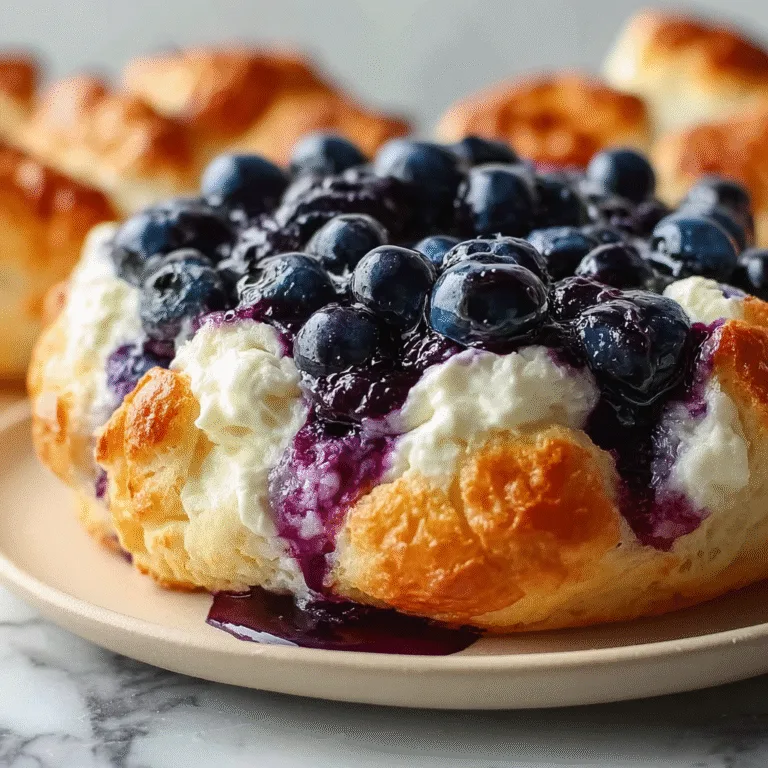 Fluffy Cottage Cheese Blueberry Cloud Bread: A Protein-Packed Delight