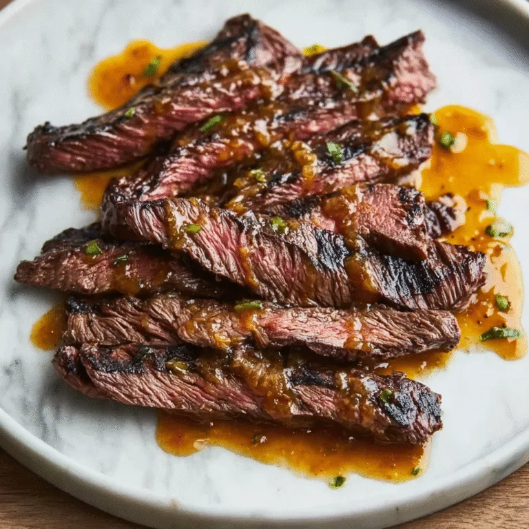 Zesty Skirt Steak Marinade with Orange Juice – Tender, Flavorful, and Restaurant-Quality