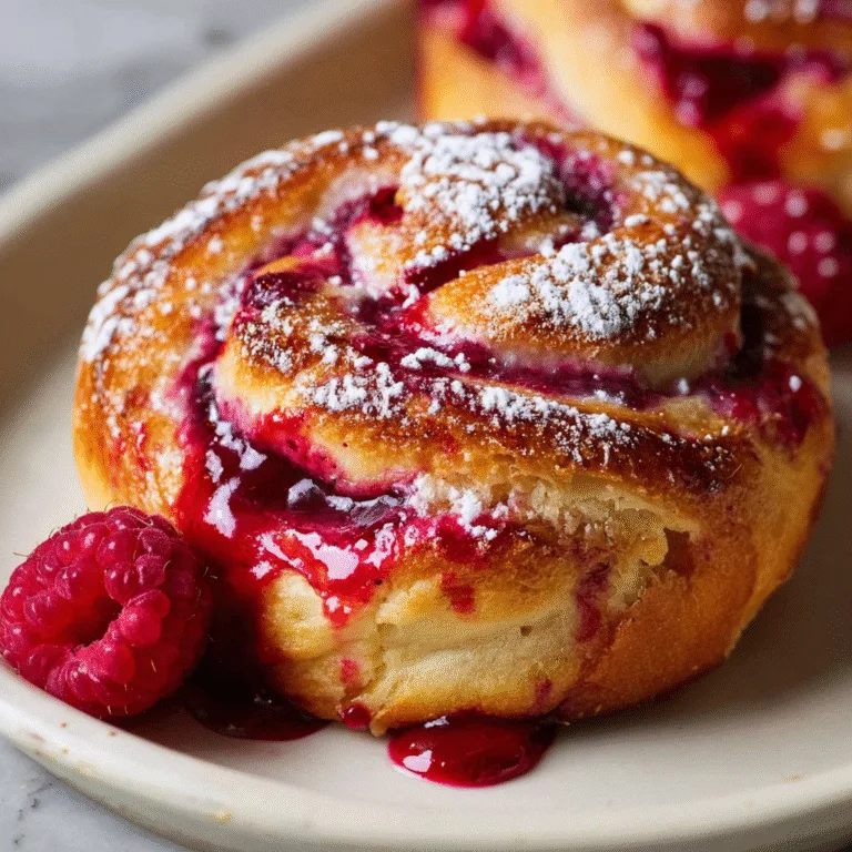 Sweet Raspberry Buns: Heavenly Homemade Pastries That Melt in Your Mouth
