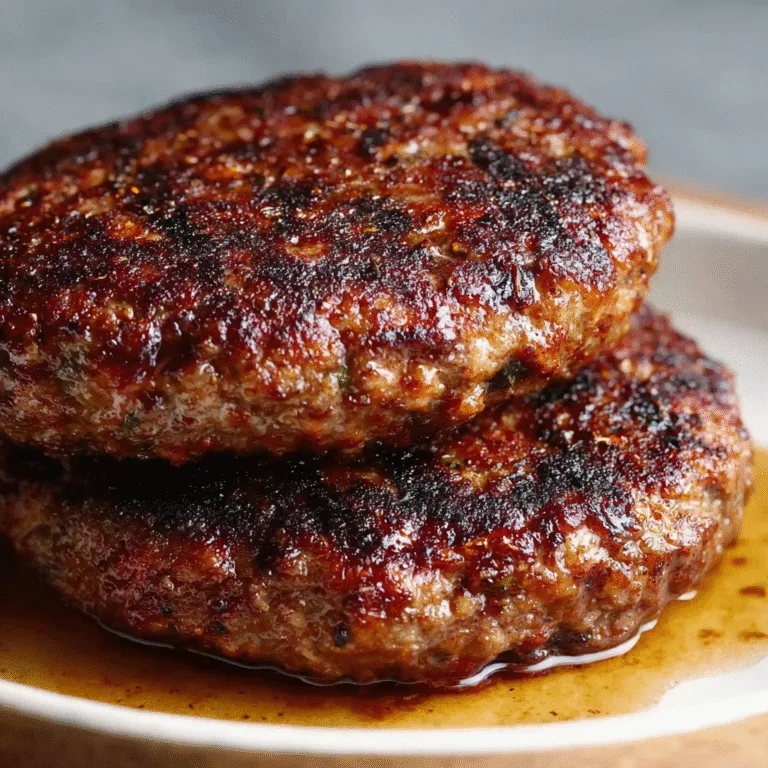Seasoned Air Fryer Hamburger Patties – The Perfect Juicy Burger Every Time