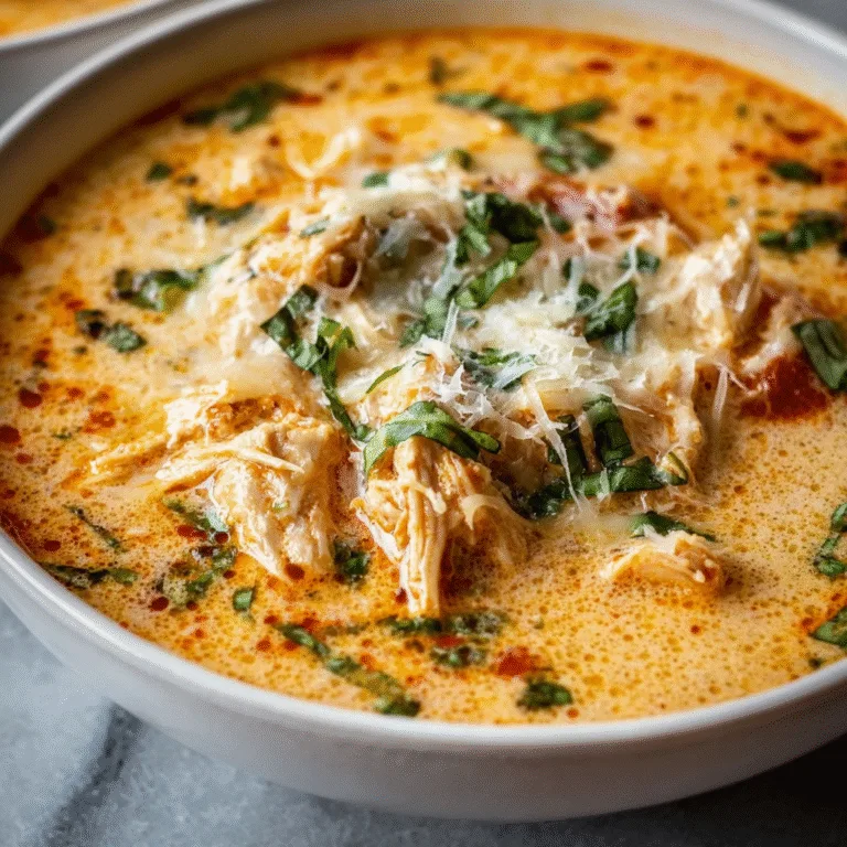 Crock Pot Creamy Chicken Parmesan Soup – Ultimate Comfort Food Recipe