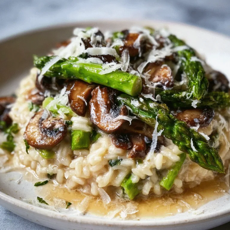 Mushroom and Asparagus Risotto: A Creamy Italian Classic
