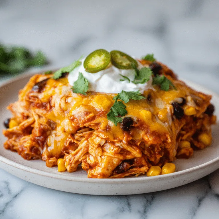 Chicken Taco Casserole: The Ultimate Easy Weeknight Mexican Dinner