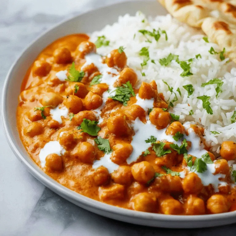 Vegan Butter Chickpeas: The Creamiest Plant-Based Curry You’ll Ever Make