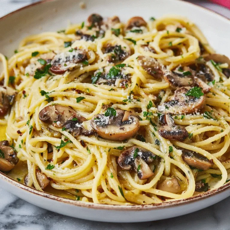 Mushroom and Garlic Spaghetti: The Ultimate Comfort Pasta Recipe