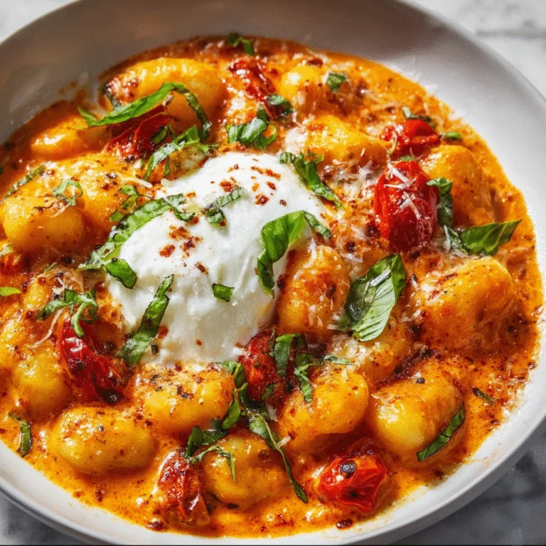 30-Minute Creamy Tomato Gnocchi with Burrata: The Ultimate Comfort Food Recipe