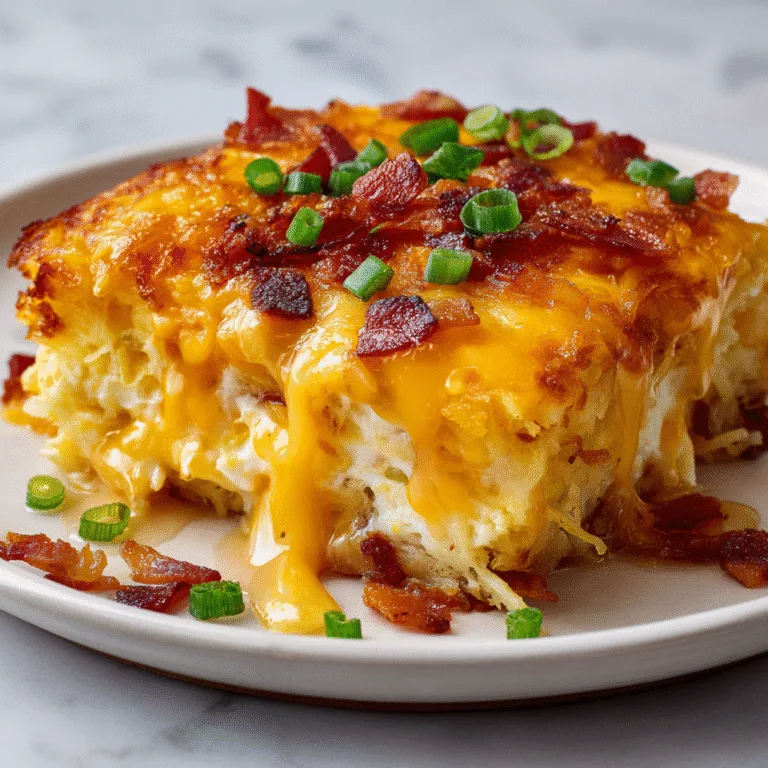 Hash Brown Egg Casserole (Easy Breakfast Bake) 🍳