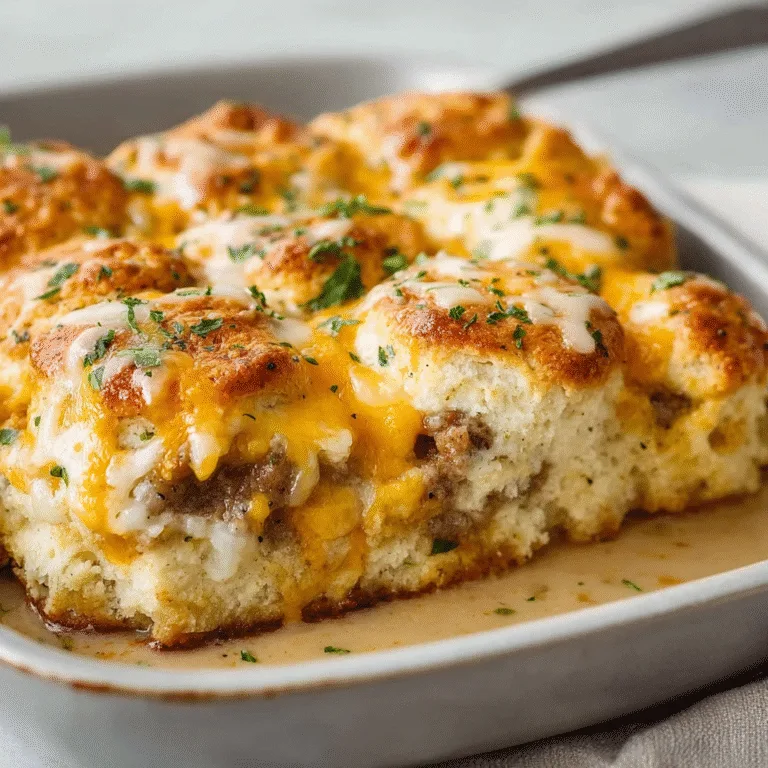 Easy Biscuits and Gravy Breakfast Casserole: The Ultimate Comfort Food Morning Meal