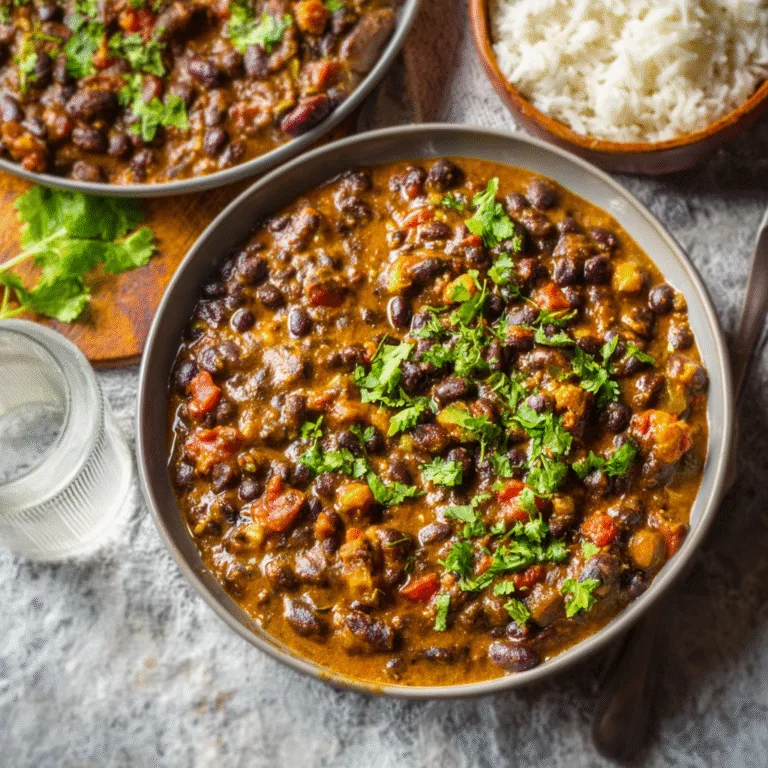 Easy Creamy Black Bean Curry: A Comforting Plant-Based Delight