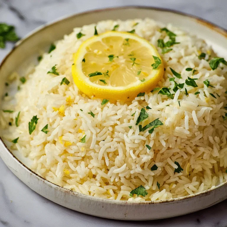 Greek Lemon Rice Recipe – Bright Mediterranean Flavors in 35 Minutes