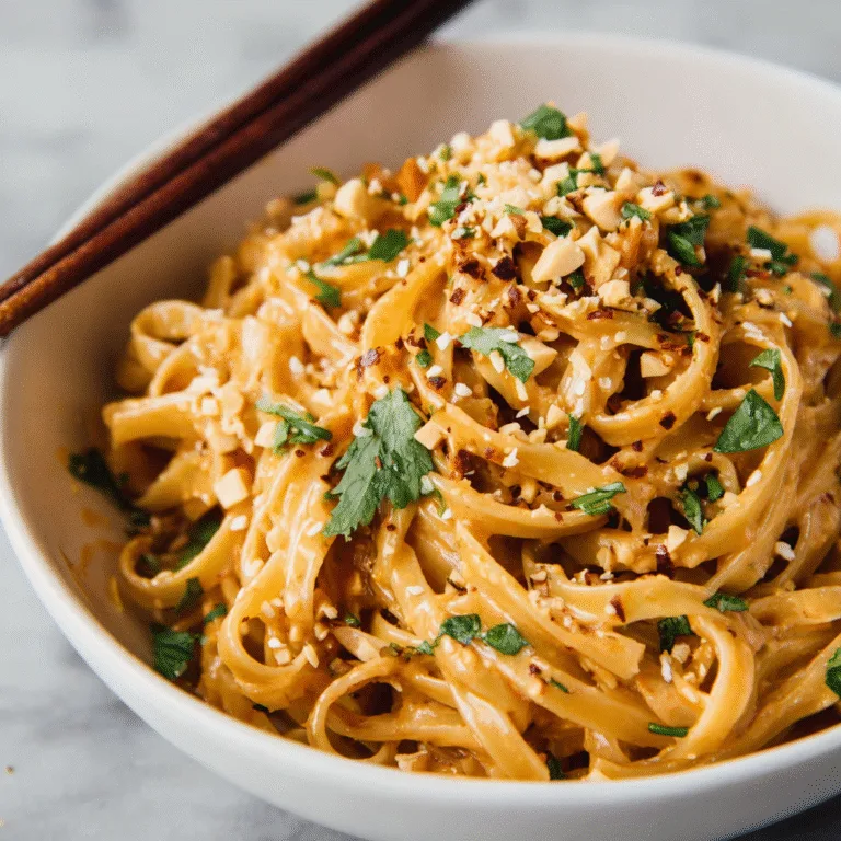 5-Minute Peanut Noodles: Creamy, Savory & Ready Before You Know It