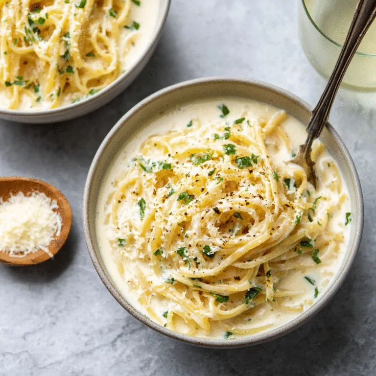 Garlic Parmesan Cream Sauce