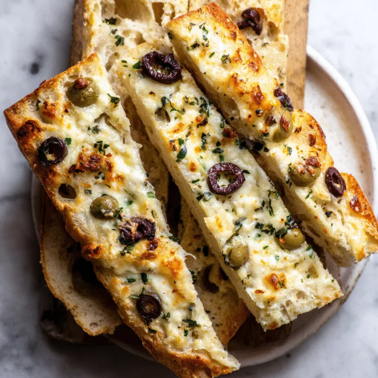 Olive Cheese Bread: The Ultimate Party Snack