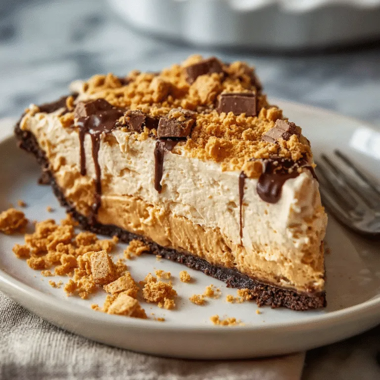 Butterfinger Peanut Butter Pie