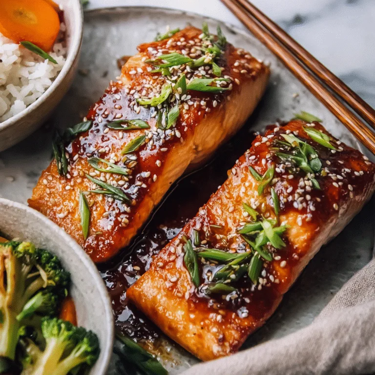 Baked Teriyaki Salmon – Sweet, Savory, and Perfectly Glazed