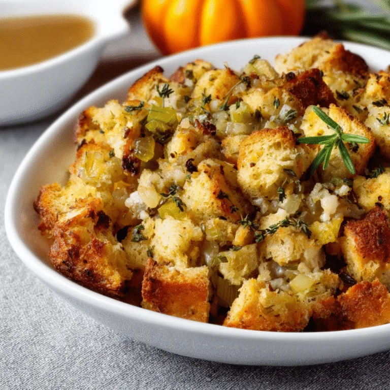 Homemade Stuffing Recipe (Classic Bread Stuffing for the Holidays)