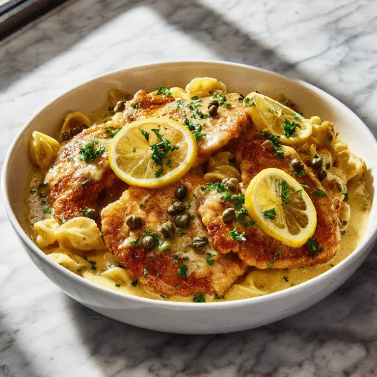 Creamy Chicken Piccata Bowls: The Ultimate Comfort Food Recipe