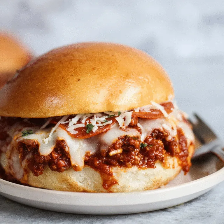 Pepperoni Pizza Sloppy Joes – A Fun Twist on Pizza Night!