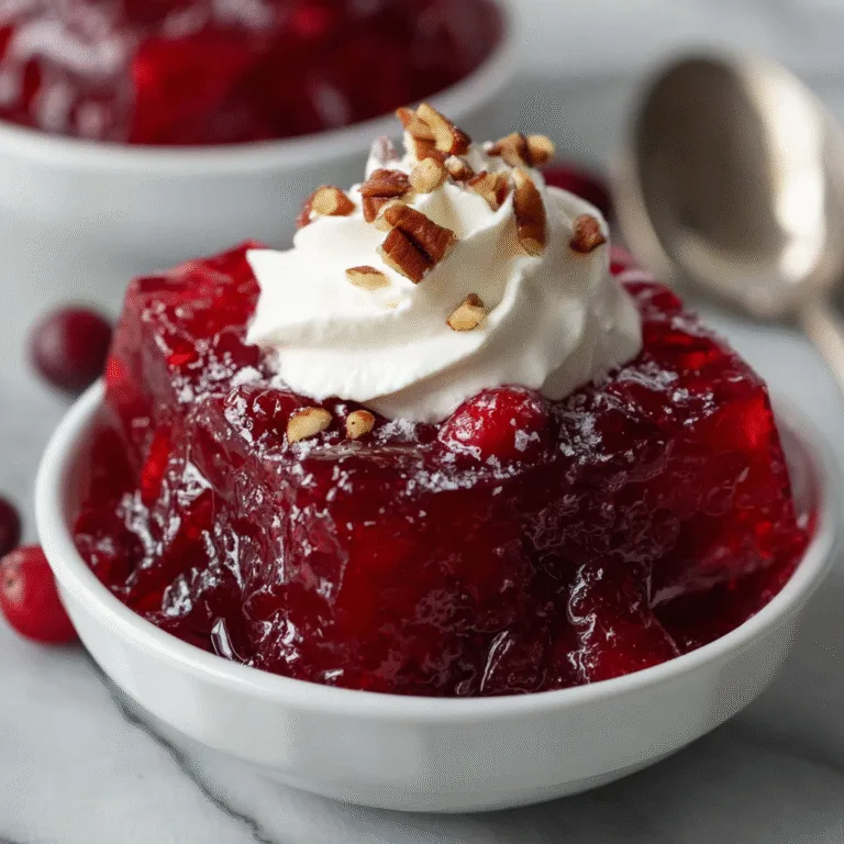 Cranberry Jello Salad – A Classic Holiday Favorite!