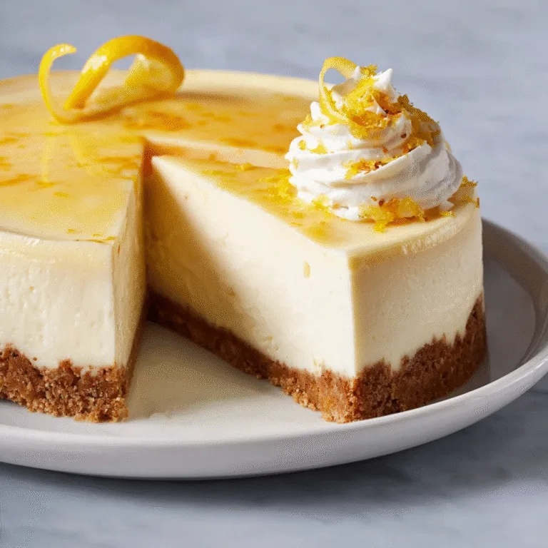 Creamy Lemon Cheesecake