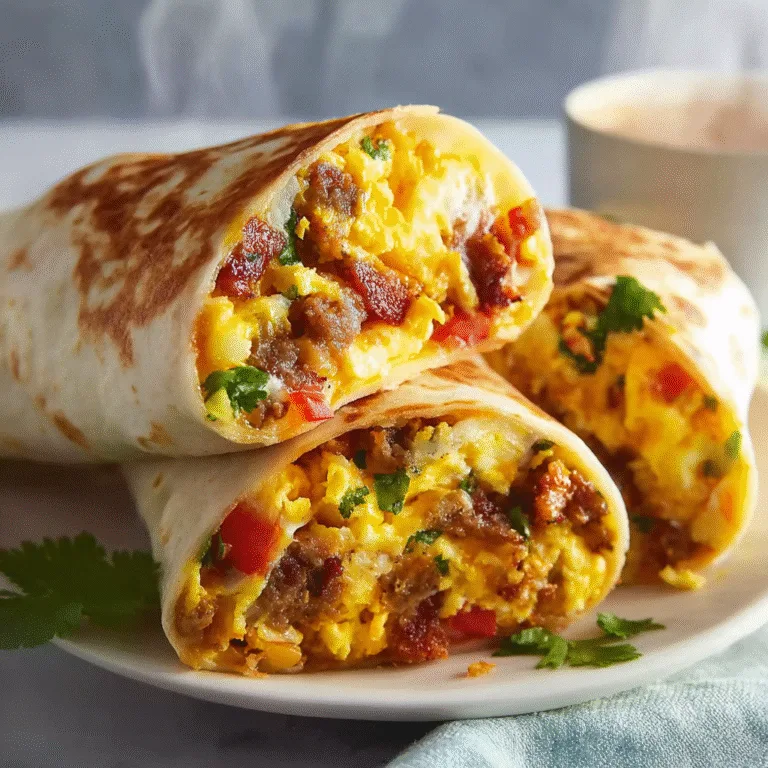 Freezer Breakfast Burritos (Easy Make-Ahead Morning Fuel!)