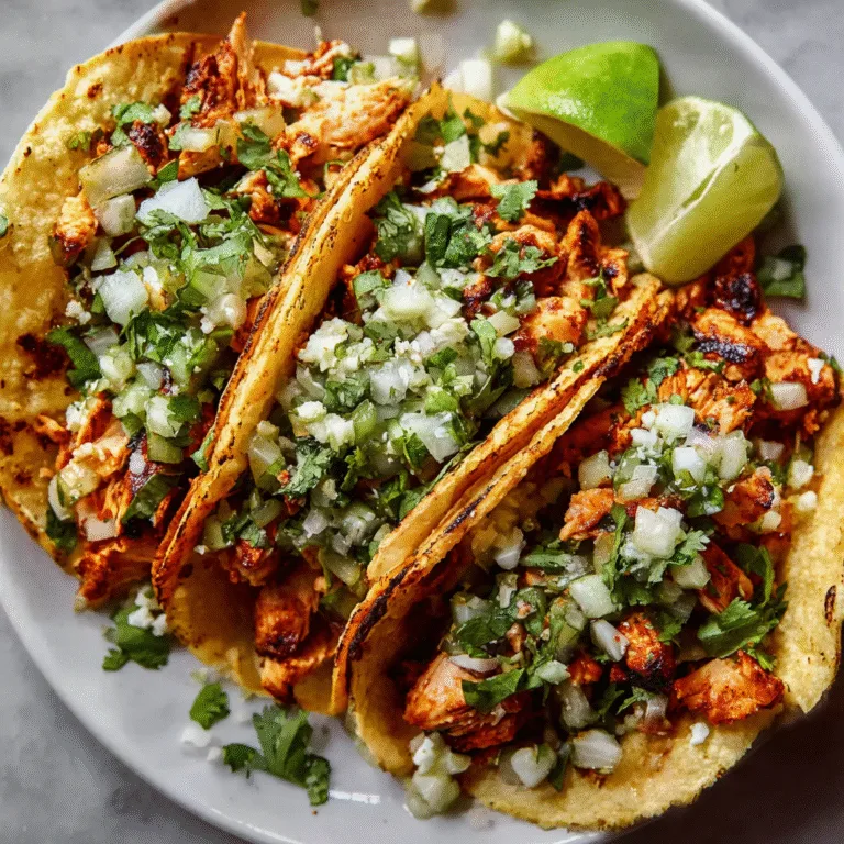 Chicken Street Tacos – Juicy, Flavor-Packed, and Totally Irresistible
