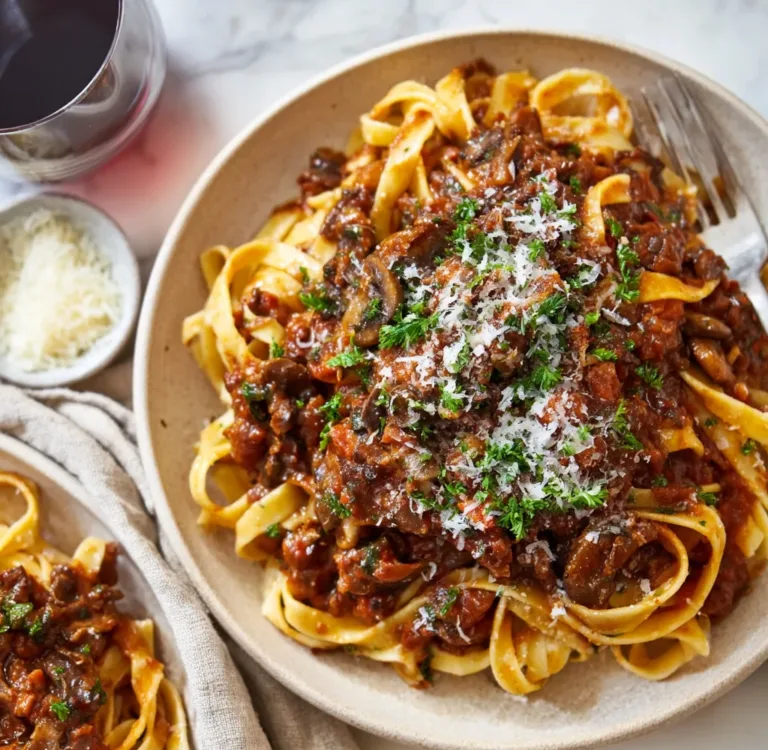 30-Minute Mushroom Bolognese: A Hearty, Healthy, and Quick Weeknight Dinner