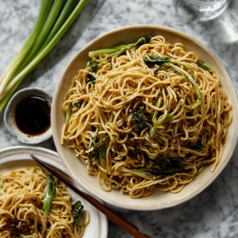Scallion Oil Noodles (葱油拌面): A Simple, Flavor-Packed Chinese Comfort Dish