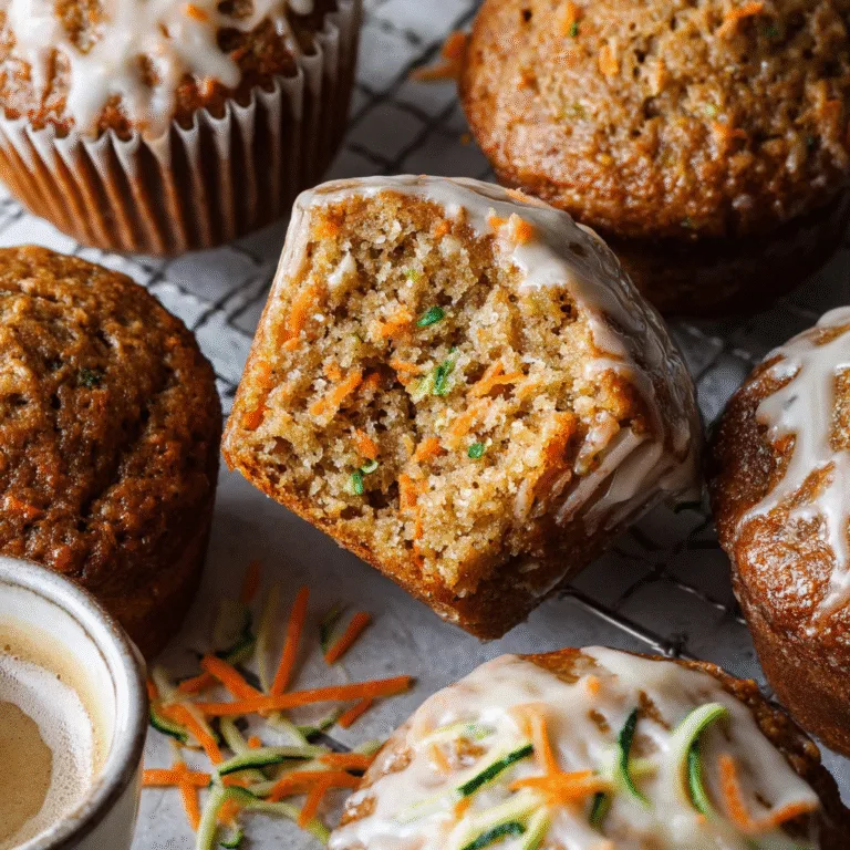 Carrot Cake Zucchini Muffins: Moist, Wholesome, and Naturally Sweet