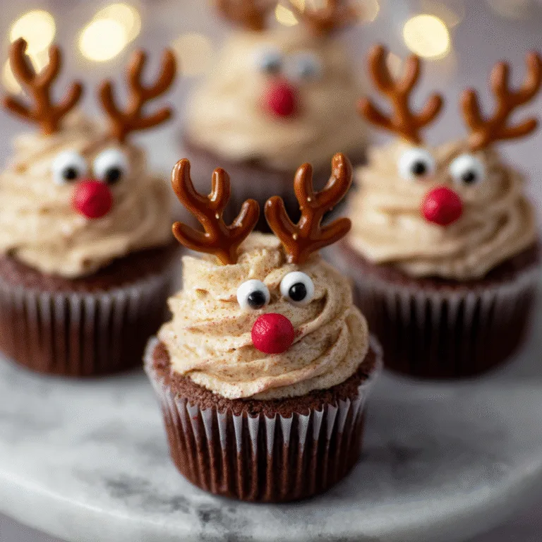 Reindeer Cupcakes: The Cutest Christmas Treat You’ll Ever Make
