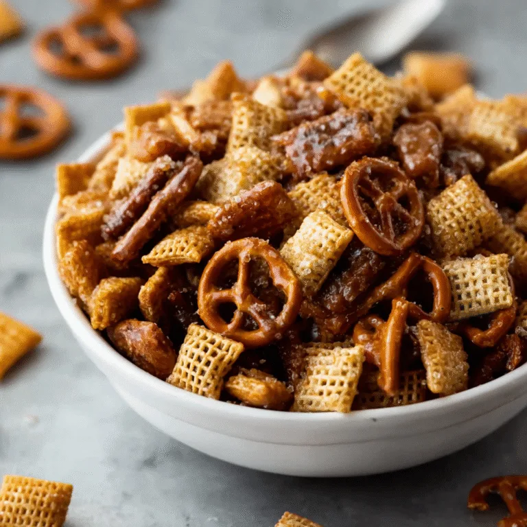 Sweet & Salty Toffee Chex Mix Recipe