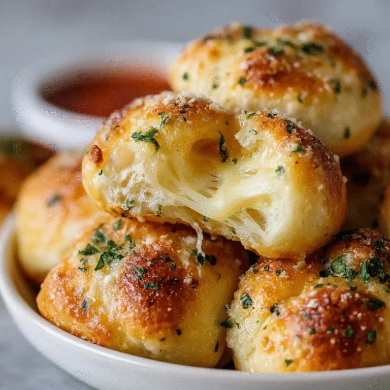 Cheese-Filled Garlic Knots: Buttery, Cheesy Perfection