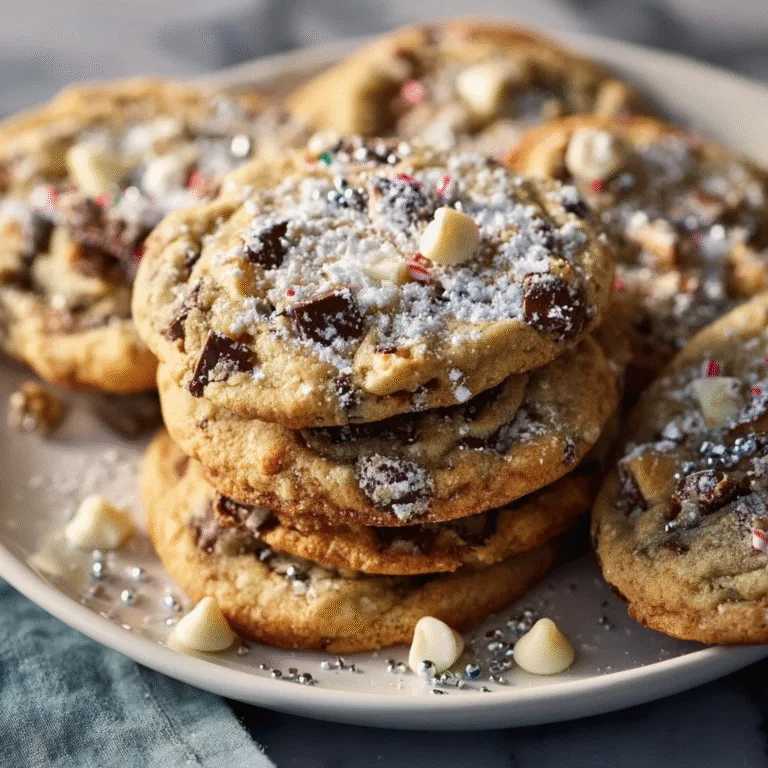 Winter Wonderland Chocolate Chip Cookies ❄️🍪