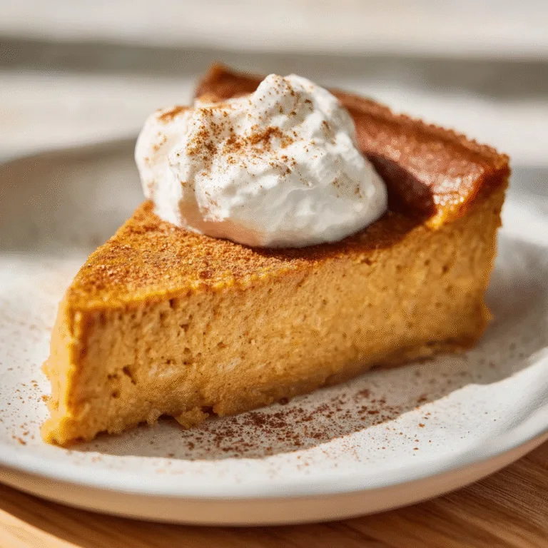 Impossible Pumpkin Pie – Creamy, Decadent, and Foolproof