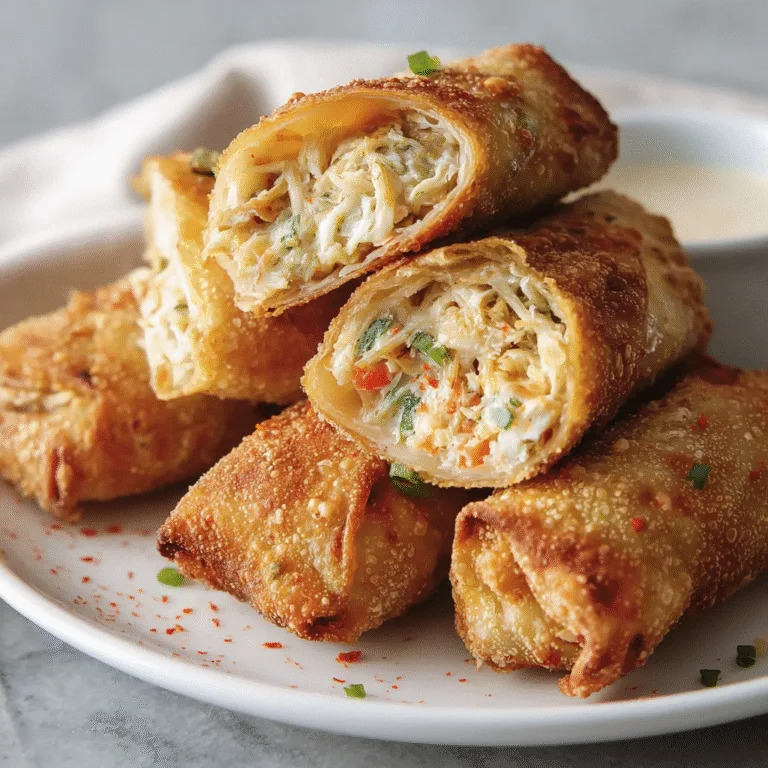 Crab Cake Egg Rolls – Crispy, Golden, and Loaded With Flavor