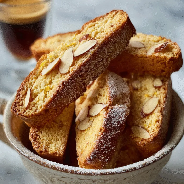 Limoncello Almond Biscotti – Bright, Crunchy & Perfectly Italian