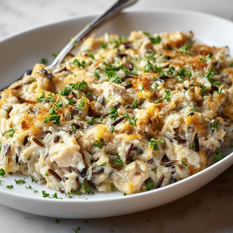 Chicken Wild Rice Casserole: Comfort in a Dish