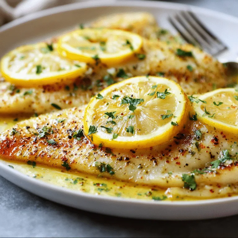 Baked Lemon Garlic Tilapia: A Quick, Fresh, and Flaky Seafood Favorite