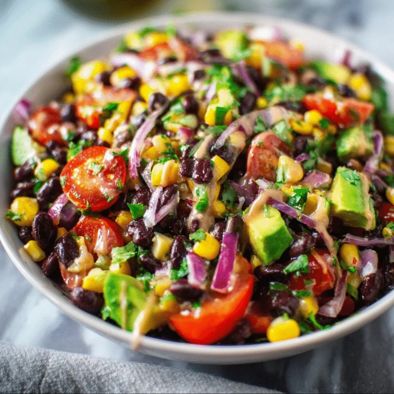 BBQ Ranch Black Bean Salad: A Fresh, Flavor-Packed Southwest-Inspired Favorite