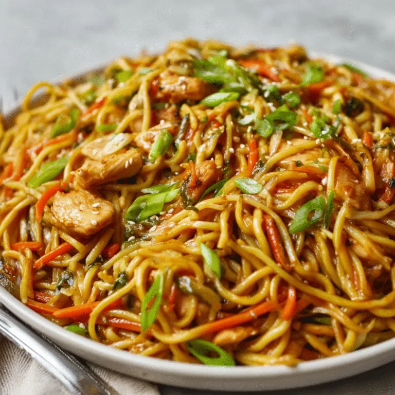 Easy Chicken Chow Mein with the Best Homemade Sauce