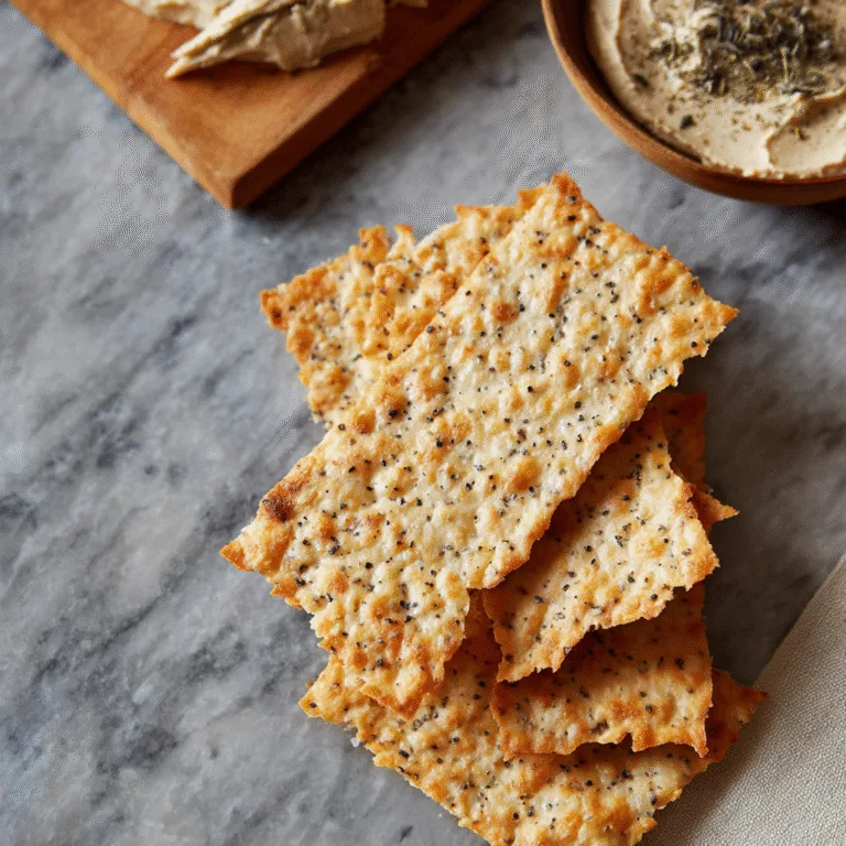 Sourdough Discard Crackers: Crispy, Savory, Zero-Waste Snacking Perfection