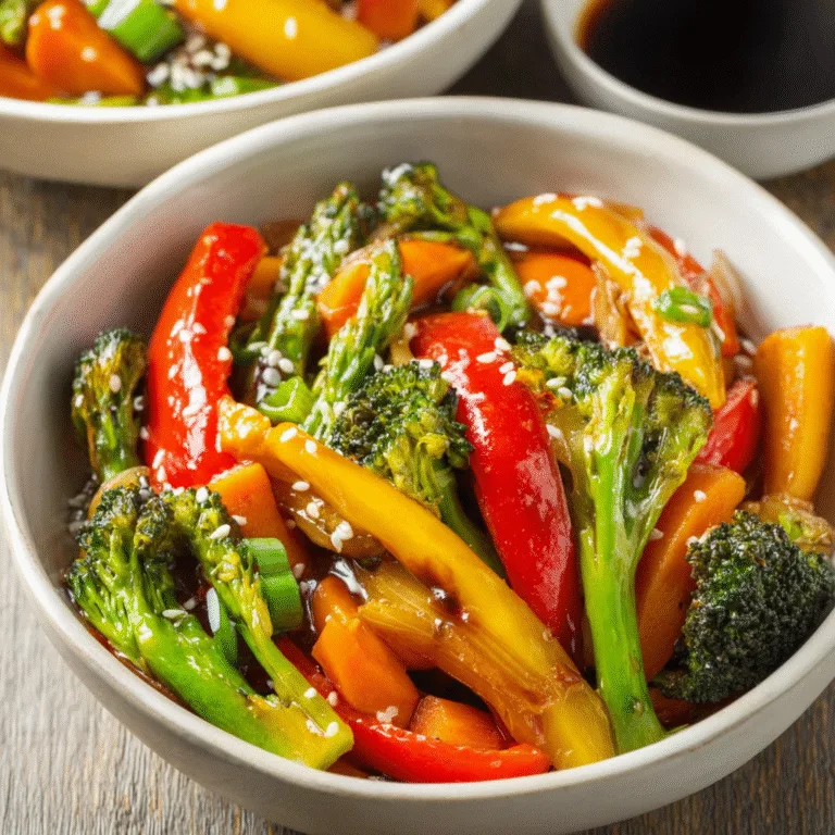 Easy Vegetable Stir Fry: Fast, Fresh, Colorful, and Perfect for Any Night of the Week