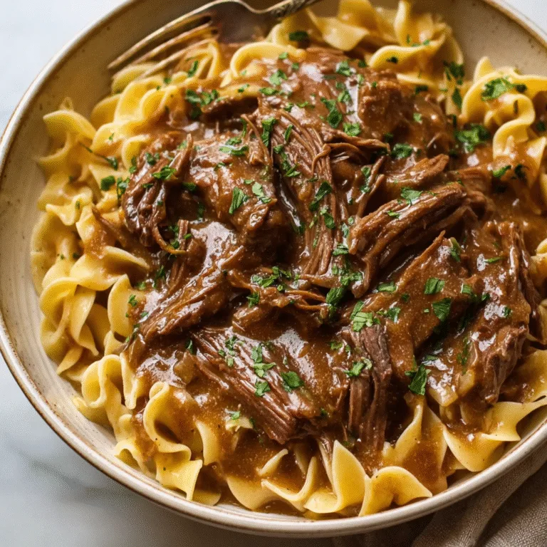 Slow Cooker Beef and Noodles – Tender, Hearty, and Full of Flavor