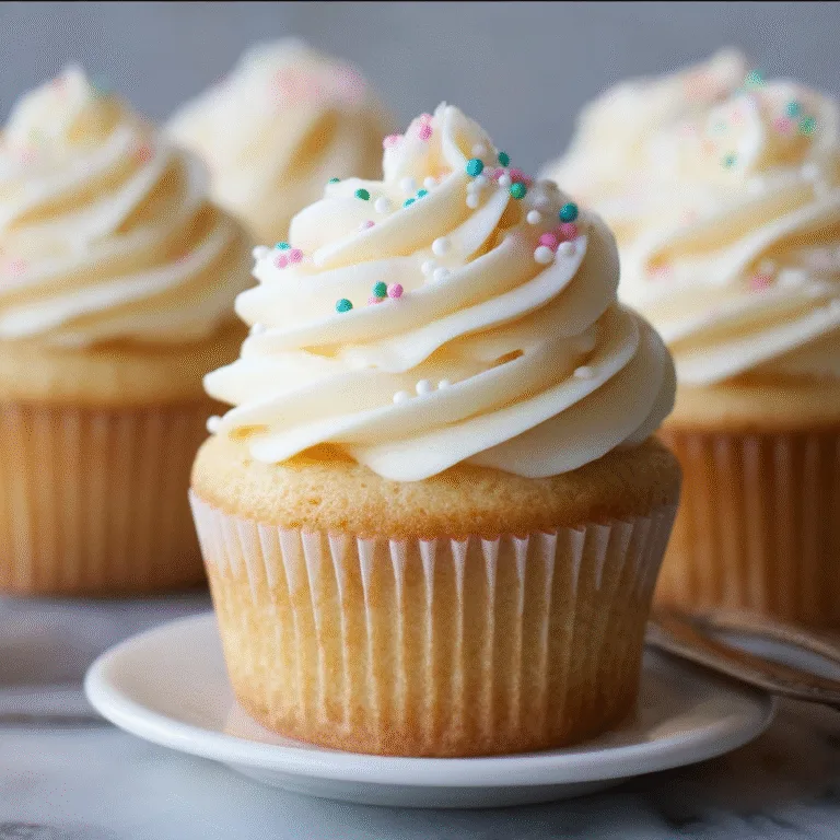 Perfect Vanilla Cupcakes: Fluffy, Moist, and Irresistible