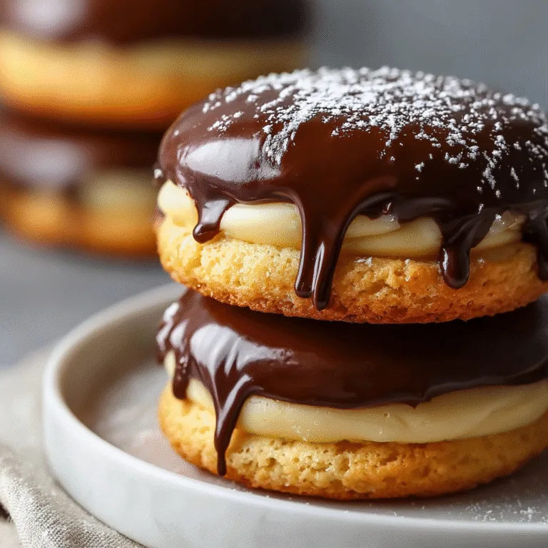 Boston Cream Pie Cookies – The Iconic Dessert, Reinvented as the Dreamiest Cookie Ever