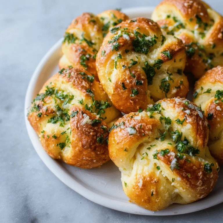 Homemade Garlic Knots – Soft, Buttery, and Better Than Pizza Shop Style
