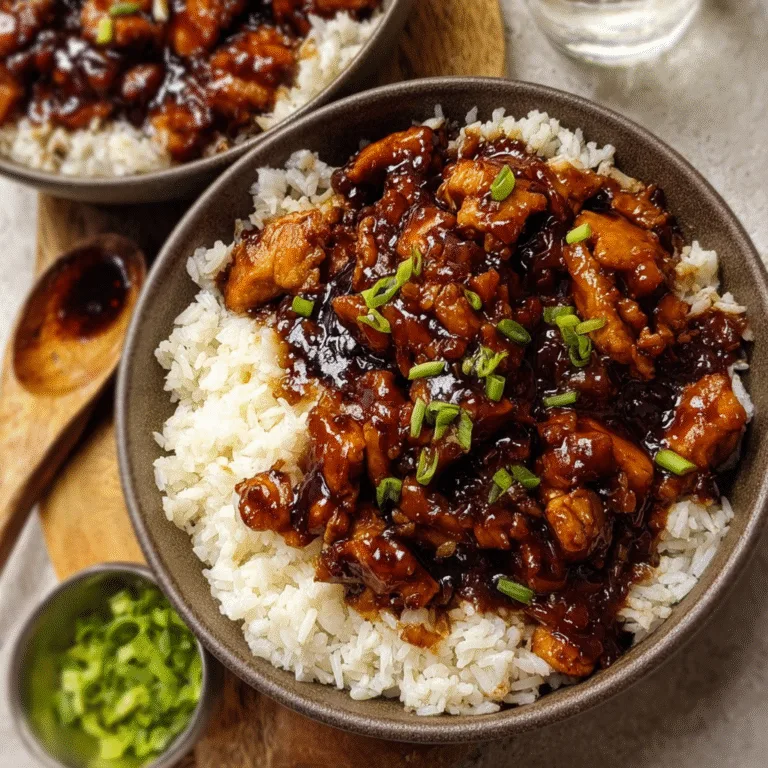 Food Court Style Bourbon Chicken – Sticky, Sweet, Savory, and Shockingly Easy